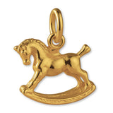 24ct Pure Gold - Classic Rocking Horse Charm