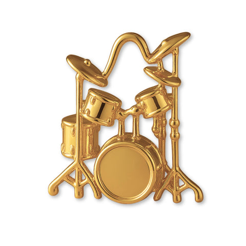 24ct Pure Gold - Classic Drum Kit Charm