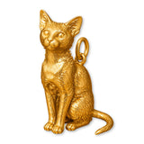 24ct Pure Gold - Lykoi Cat Charm