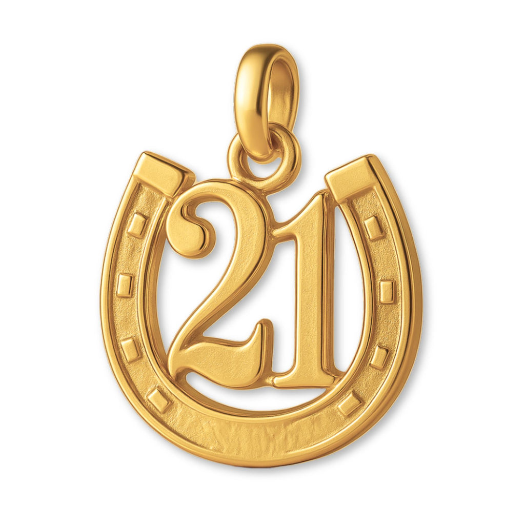 24ct Pure Gold - 21 Horseshoe Charm