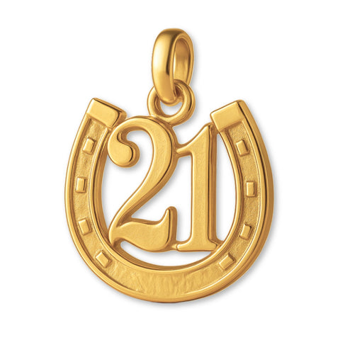 24ct Pure Gold - 21 Horseshoe Charm