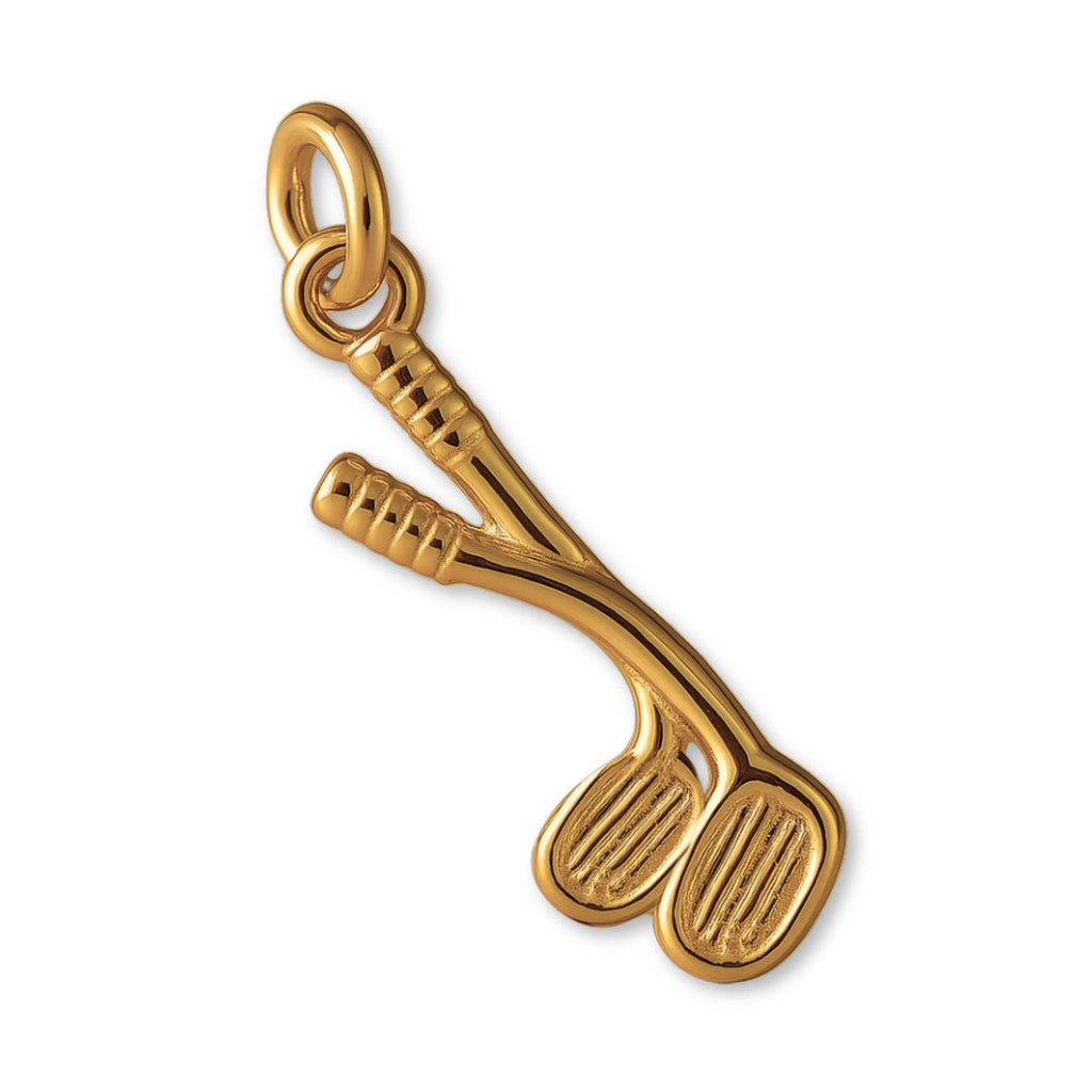 24ct Pure Gold - Classic Golf Clubs Charm