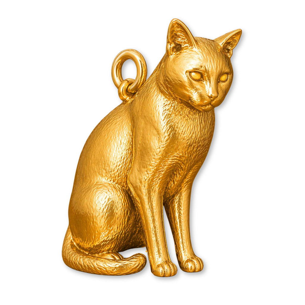 24ct Pure Gold - Chartreux Cat Charm
