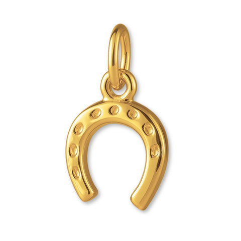24ct Pure Gold - Traditional Horseshoe Charm