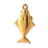 24ct Pure Gold - Flounder Fish Charm
