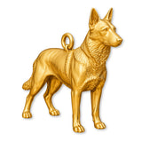 24ct Pure Gold - Belgian Malinois Dog Charm