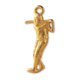 24ct Pure Gold - Baseball Batter Charm