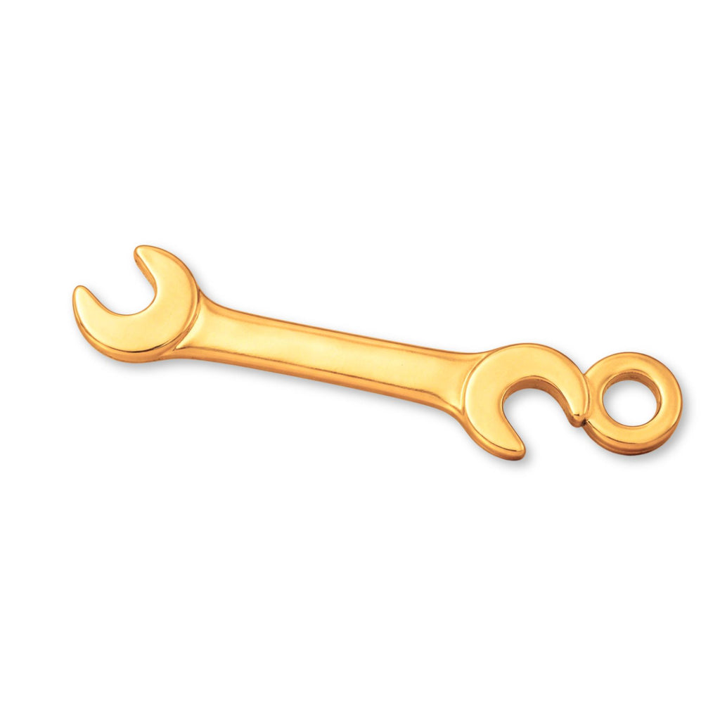 24ct Pure Gold - Open End Wrench Charm
