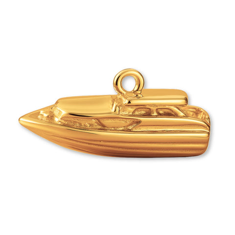 24ct Pure Gold - Powerboat Charm