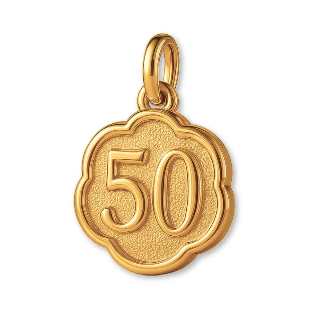 24ct Pure Gold - 50th Clover Charm