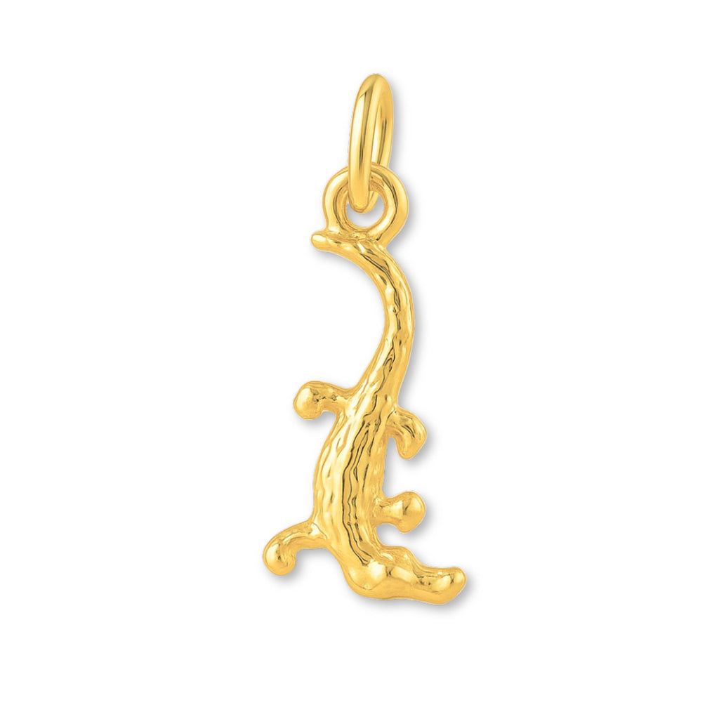 24ct Pure Gold - Saltwater Crocodile Charm