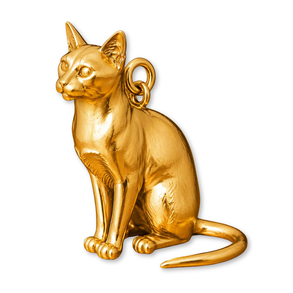 24ct Pure Gold - Tonkinese Cat Charm