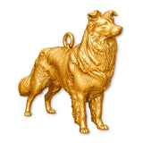 24ct Pure Gold - Border Collie Dog Charm
