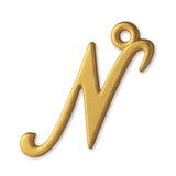 24ct Pure Gold - Cursive Letter Charm