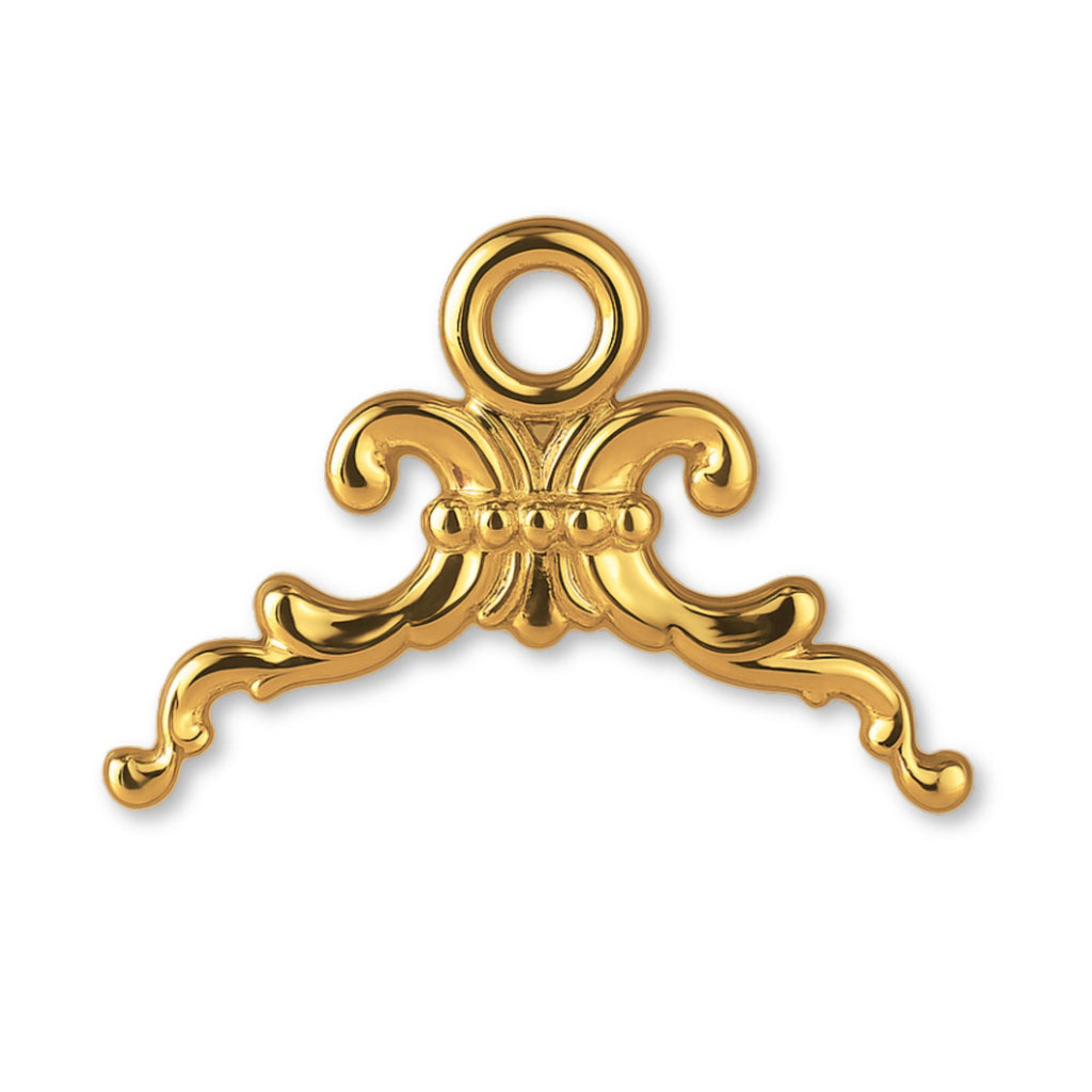 24ct Pure Gold - Fleur-de-Lis Crest Charm