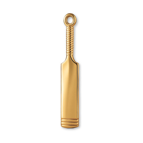 24ct Pure Gold Classic Cricket Bat Charm