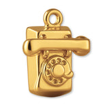 24ct Pure Gold - Rotary Telephone Charm