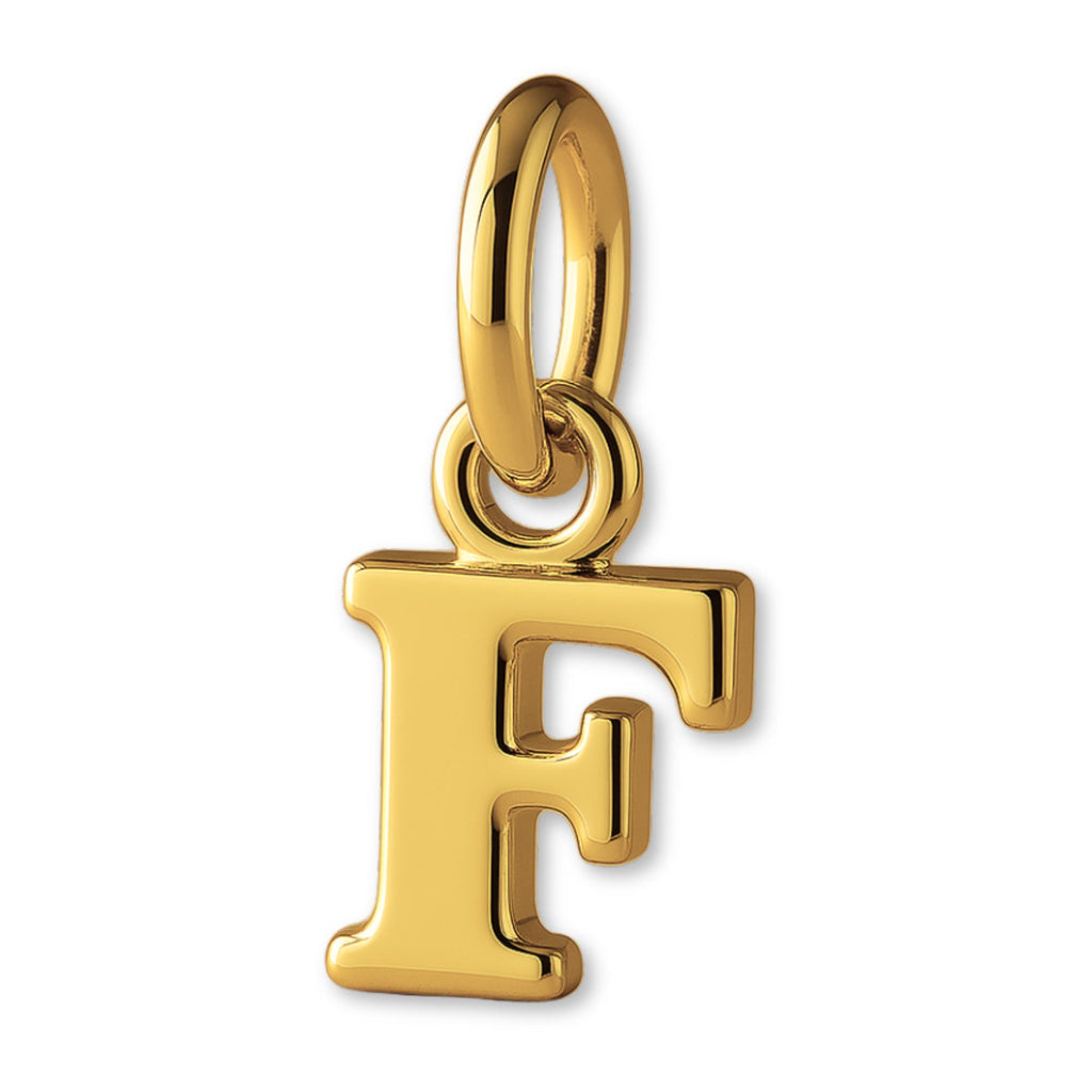 14ct Gold Plated - Petite Letter Charm