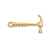 24ct Pure Gold - Builders Hammer Charm