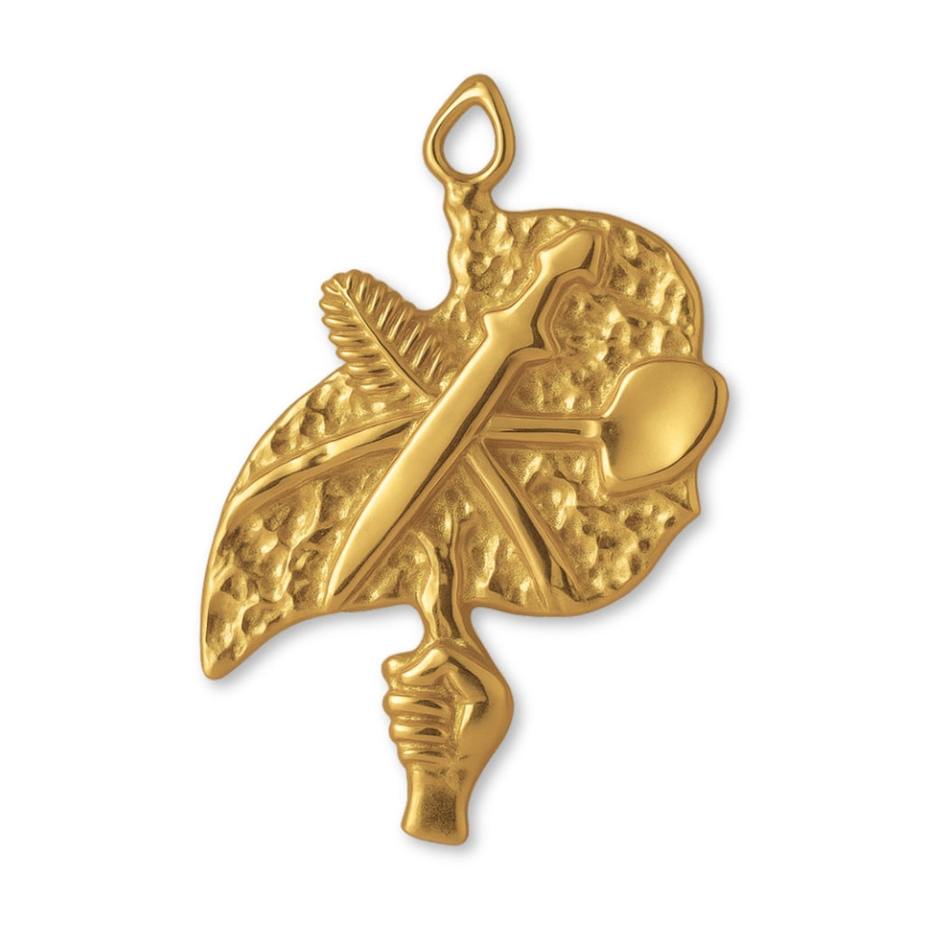 24ct Pure Gold - Peace Sigil Charm