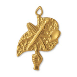 24ct Pure Gold - Peace Sigil Charm