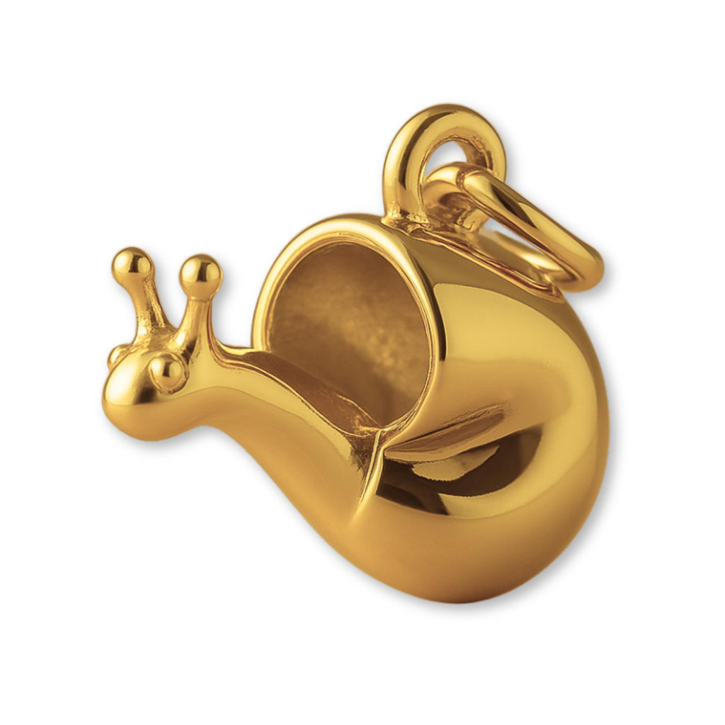 24ct Pure Gold - Garden Snail Charm