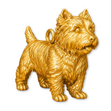 24ct Pure Gold - West Highland White Terrier Dog Charm
