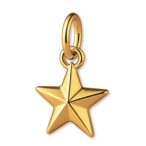 24ct Pure Gold - North Star Charm