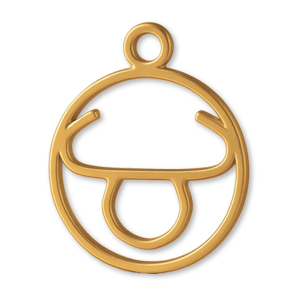 24ct Pure Gold - Taurus Zodiac Round Charm