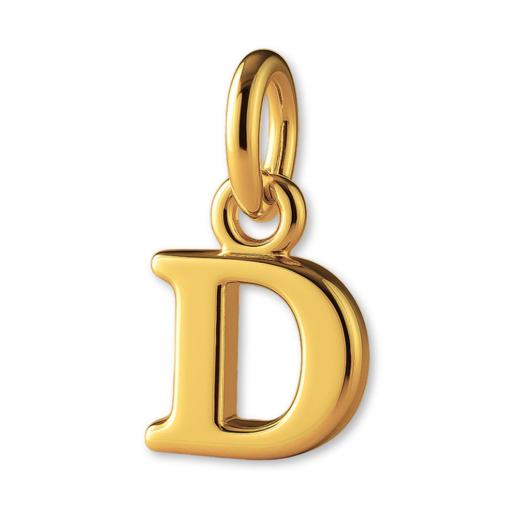 14ct Gold Plated - Petite Letter Charm