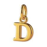 14ct Gold Plated - Petite Letter Charm