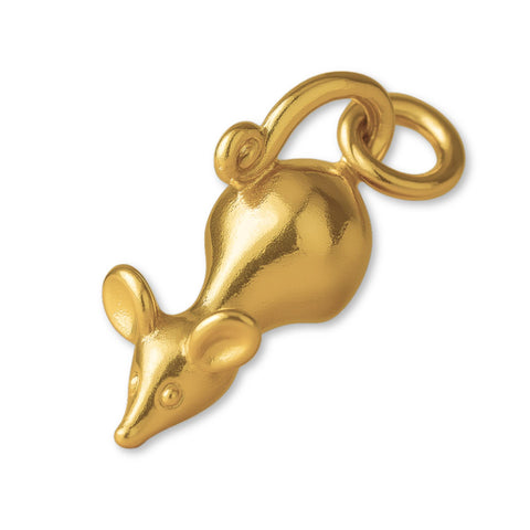 24ct Pure Gold - House Mice Charm
