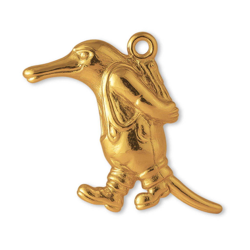 24ct Pure Gold - Platypus Student Charm