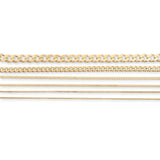 9ct Yellow Gold - Cuban Link - Chain Extender