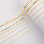 9ct Yellow Gold - Cuban Link - Chain Extender