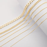 9ct Yellow Gold - Cuban Link - Chain Extender