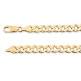 9ct Yellow Gold - Cuban Link - Bracelet Chain