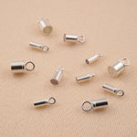 925 Sterling Silver - Tube End Cap