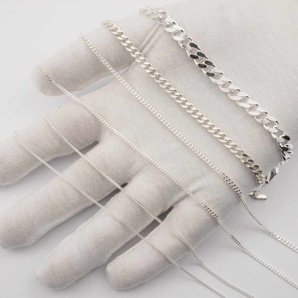 925 Sterling Silver Cuban Link Chain Roll - Custom Lengths – Ore Metals