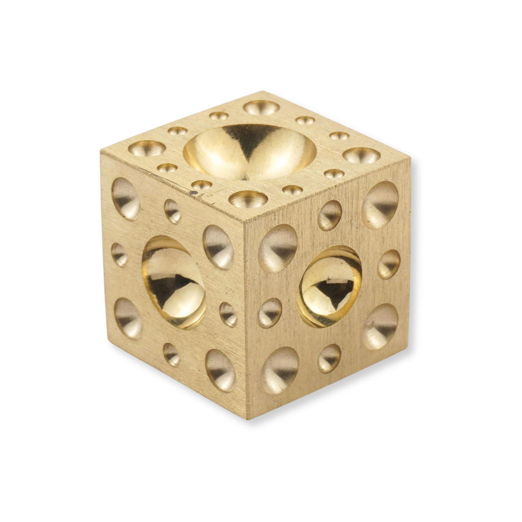Brass Dapping Block 1 1/4"