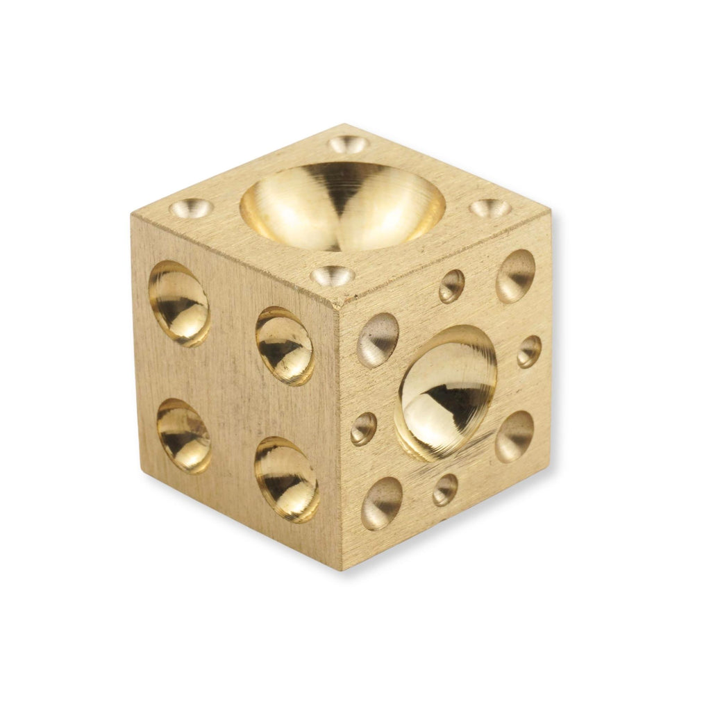 Brass Dapping Block 1 1/4"
