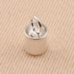 925 Sterling Silver - Tube End Cap