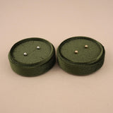 Olive Green - Round Necklace Box