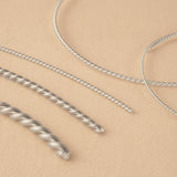 925 Sterling Silver - Twisted Wire