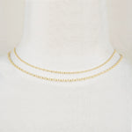 18ct Yellow Gold - Oval Belcher - Necklace Chain