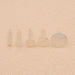 925 Sterling Silver - Disc Stud Earrings