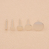 925 Sterling Silver - Disc Stud Earrings