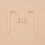 9ct Rose Gold - Ball Tip Ear Hooks