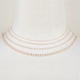 9ct Rose Gold - Oval Belcher - Necklace Chain