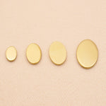 9ct Yellow Gold - Oval Stamping Blank